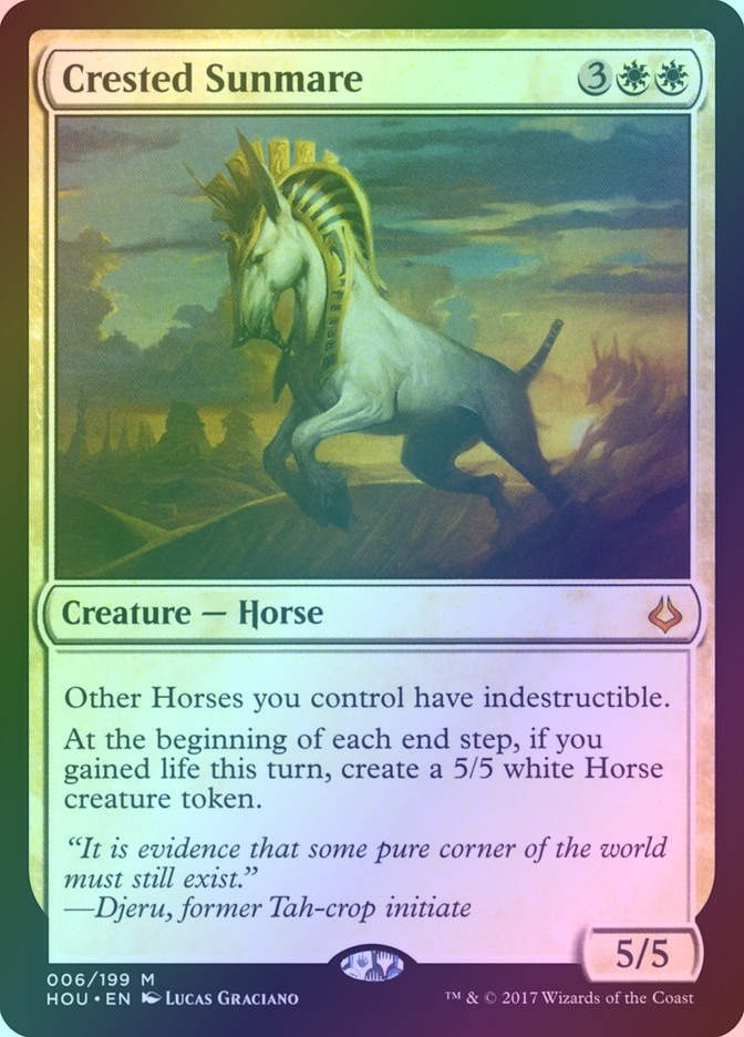 Crested Sunmare (HOU) (6) / Foil
