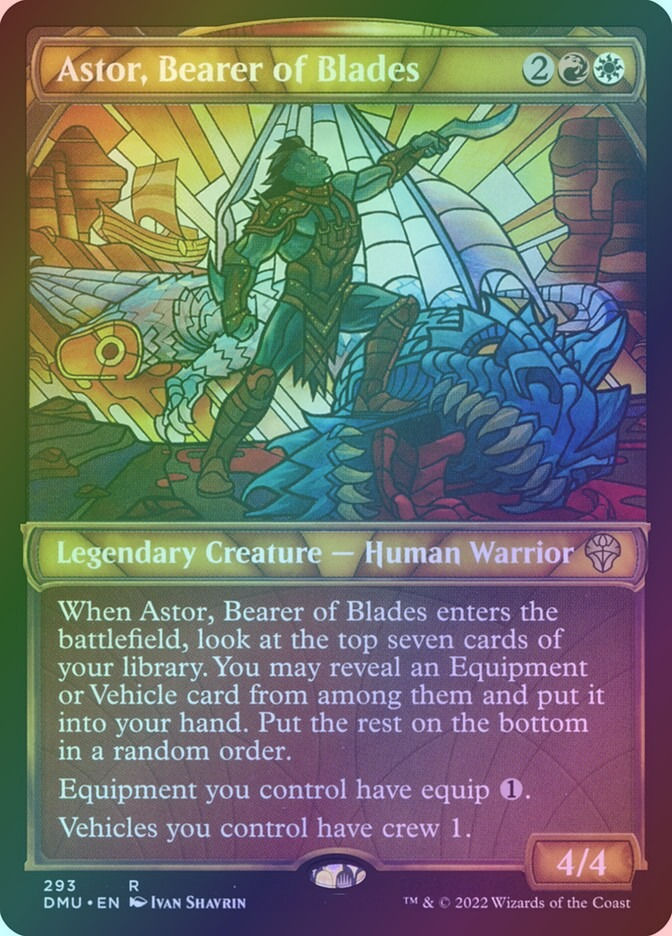 Astor, Bearer of Blades (DMU) (293) / Showcase / Foil