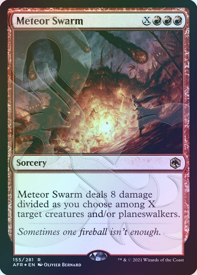 Meteor Swarm (PAFR) (155a) / Embossed Foil
