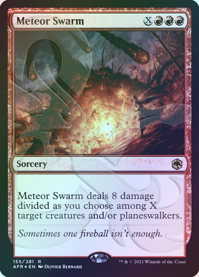 Meteor Swarm (PAFR) (155a) / Embossed Foil