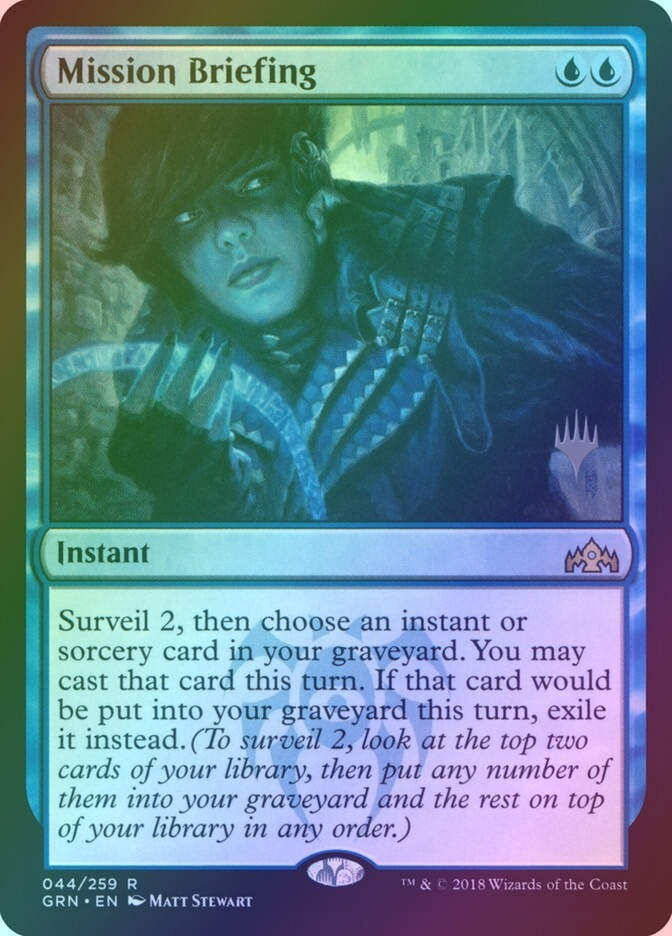 Mission Briefing (PGRN) (44p) / Foil