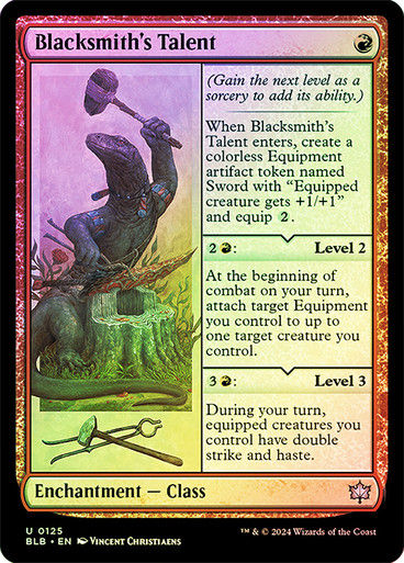 Blacksmith's Talent (blb) (125) / Foil