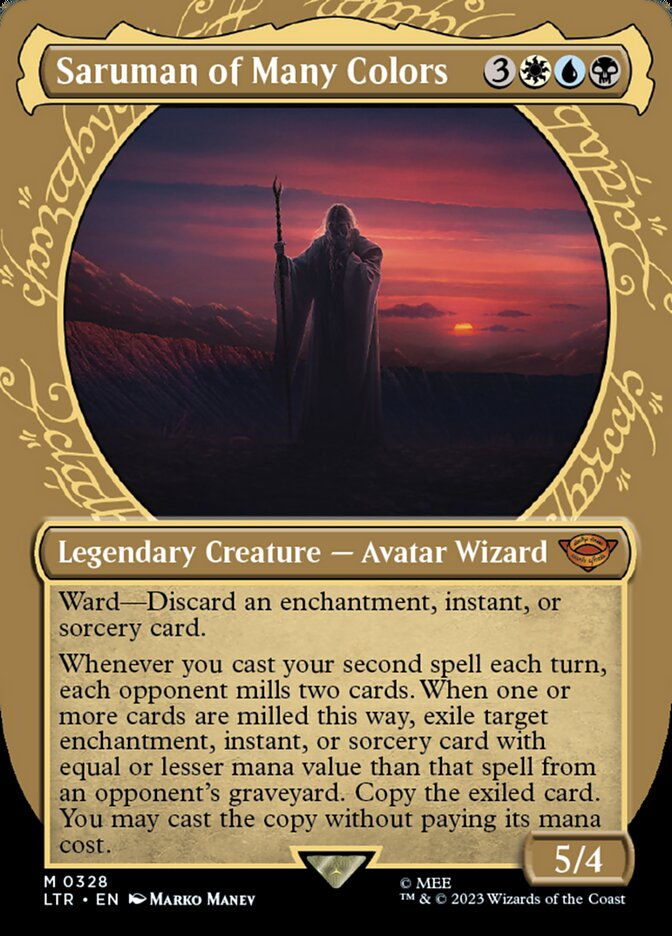 Saruman of Many Colors (LTR) (328) / Borderless / Showcase