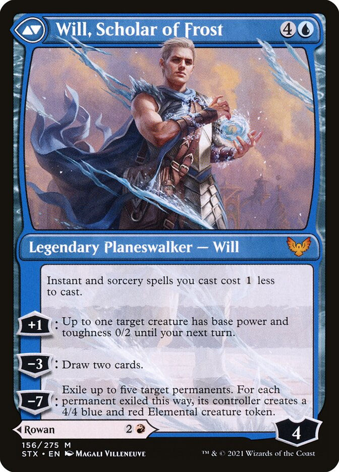 Rowan, Scholar of Sparks // Will, Scholar of Frost (STX) (156) — cara 2 de 2