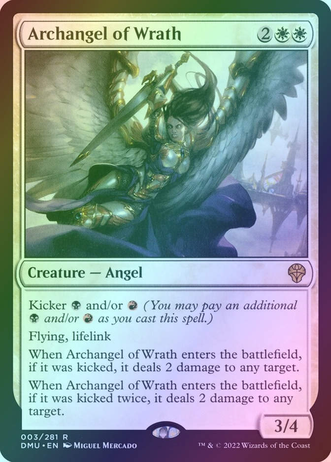 Archangel of Wrath (DMU) (3) / Foil