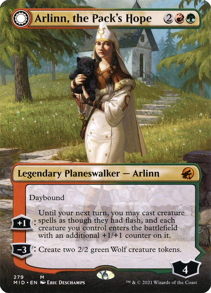 Arlinn, the Pack's Hope // Arlinn, the Moon's Fury (MID) (279)