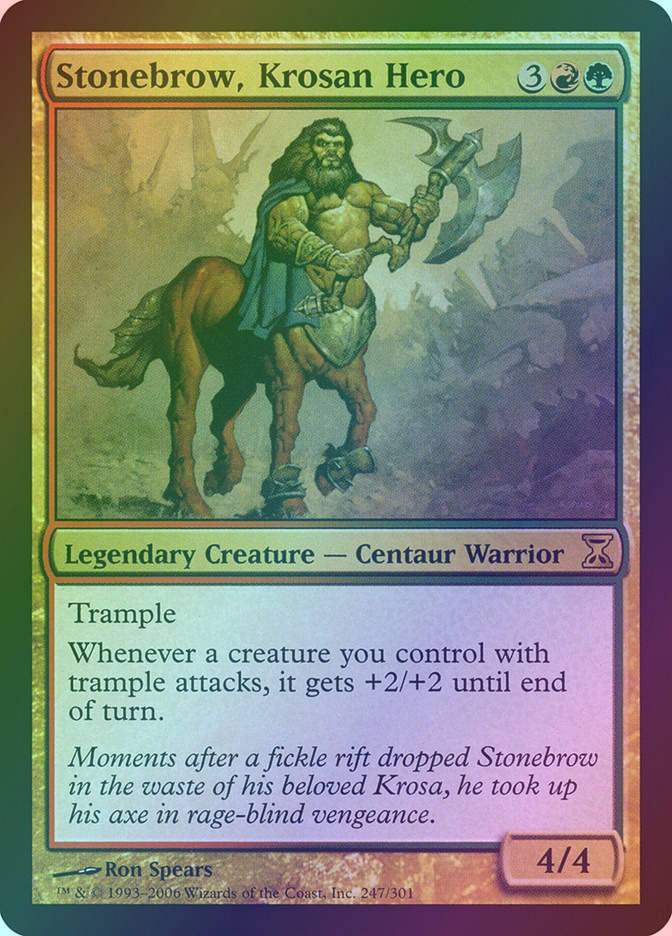 Stonebrow, Krosan Hero (TSP) (247) / Foil