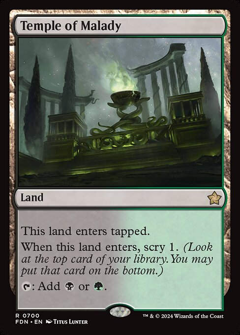Temple of Malady (FDN) (700) (Starter)