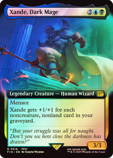 Xande, Dark Mage (FIN) (516) / Extended Art / Foil