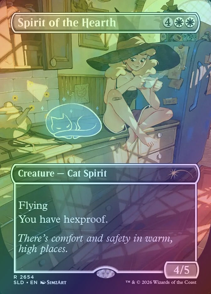 Spirit of the Hearth (SLD) (2654) / Borderless / Foil