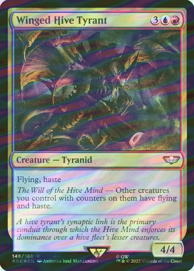 Winged Hive Tyrant (40K) (148★) / Surge Foil