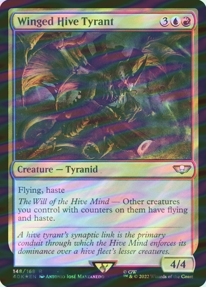 Winged Hive Tyrant (40K) (148★) / Surge Foil