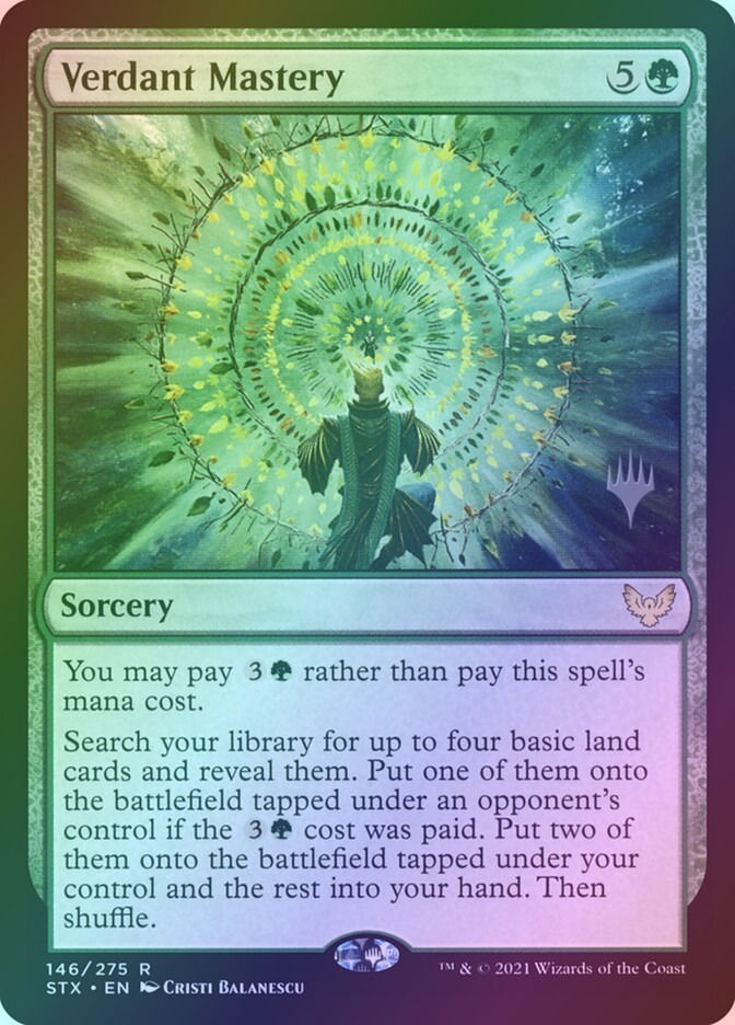 Verdant Mastery (PSTX) (146p) / Foil