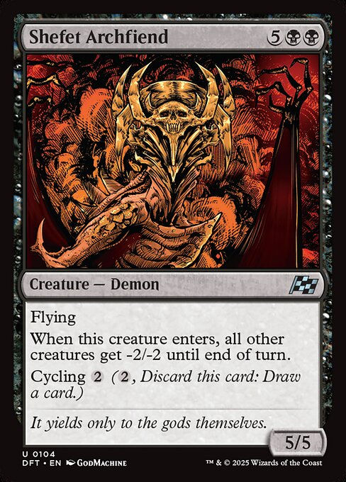 Shefet Archfiend (DFT) (104)