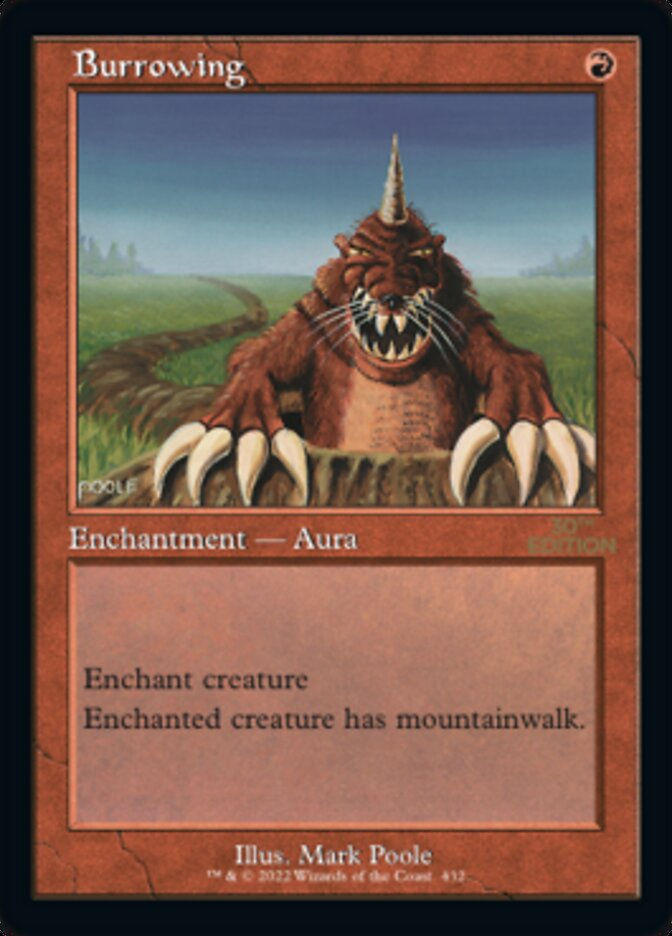 Burrowing (30a) / Retro Frame