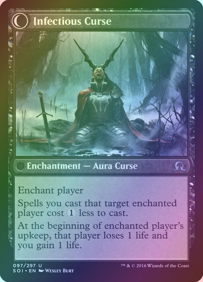 Accursed Witch // Infectious Curse (SOI) (97) / Foil — cara 2 de 2