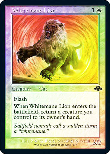 Whitemane Lion (DMR) / Showcase / Foil