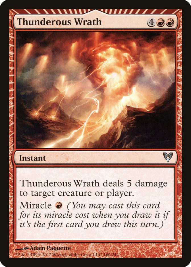 Thunderous Wrath (AVR) (160) / Foil