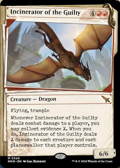 Incinerator of the Guilty (mkm) (349) / Showcase