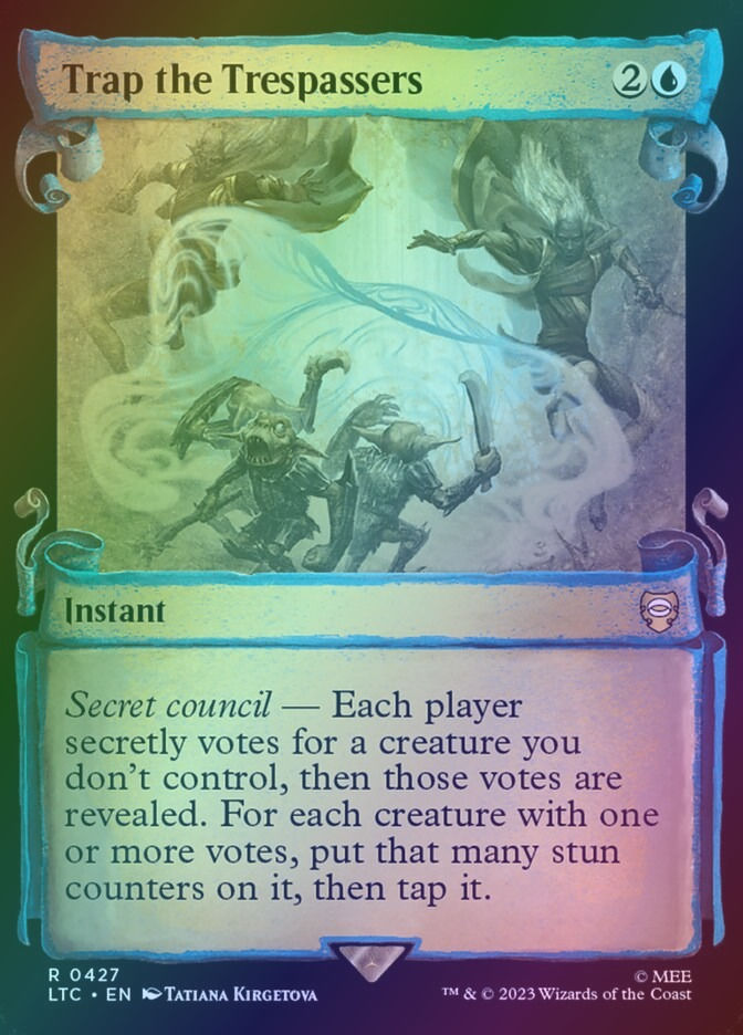Trap the Trespassers (LTC) (427) / Showcase / Foil