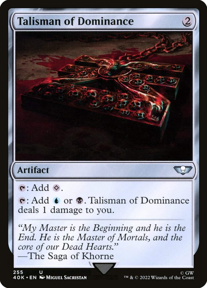 Talisman of Dominance (40K) (255)