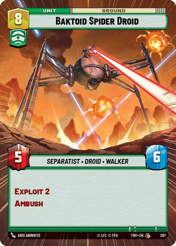 Baktoid Spider Droid (Hyperspace) (TWI) (387)