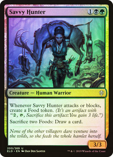 Savvy Hunter (ELD) (200) / Foil