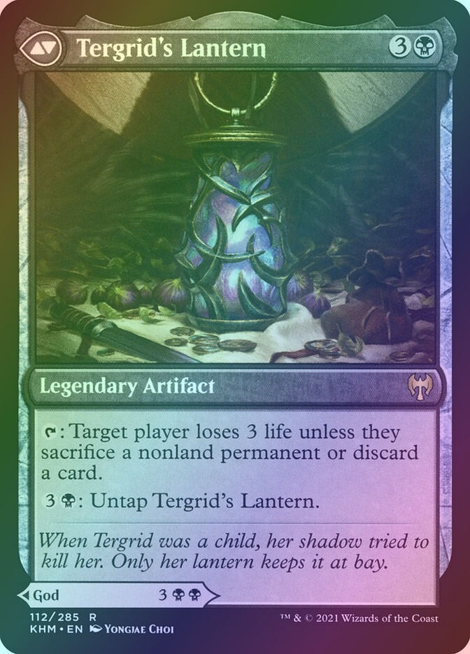 Tergrid, God of Fright // Tergrid's Lantern (KHM) (112) / Foil — cara 2 de 2