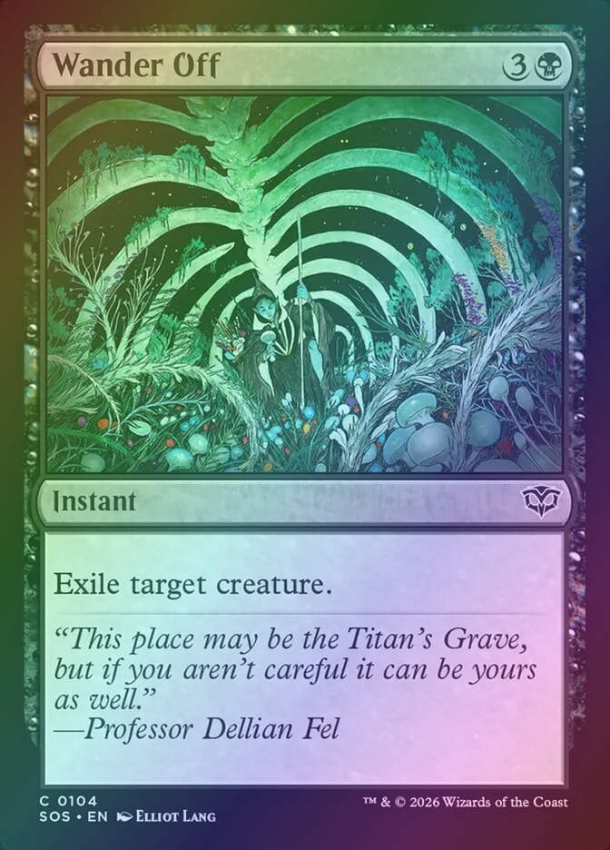 Wander Off (SOS) (104) / Foil