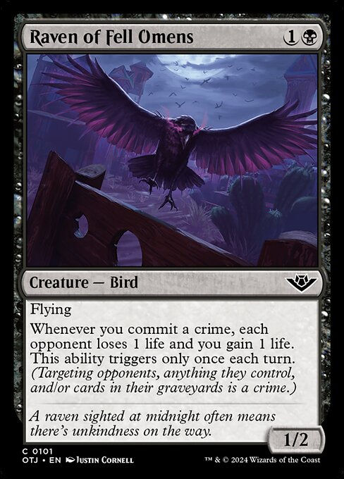 Raven of Fell Omens (otj) (101)