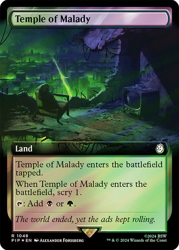Temple of Malady (pip) (1048) / Extended Surge Foil