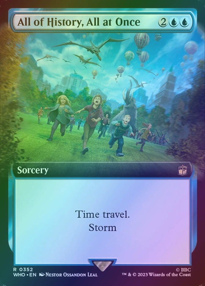 All of History, All at Once (WHO) (352) / Extended Art / Foil