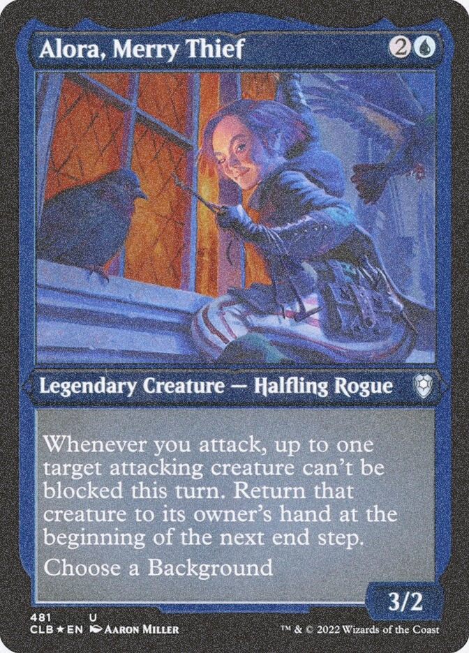 Alora, Merry Thief (CLB) (481) / Foil Etched