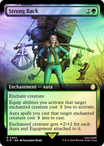 Strong Back (pip) (402) / Extended Art Foil