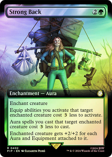 Strong Back (pip) (402) / Extended Art Foil