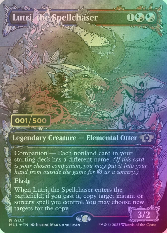 Lutri, the Spellchaser (MUL) (182z) / Borderless / Serialized