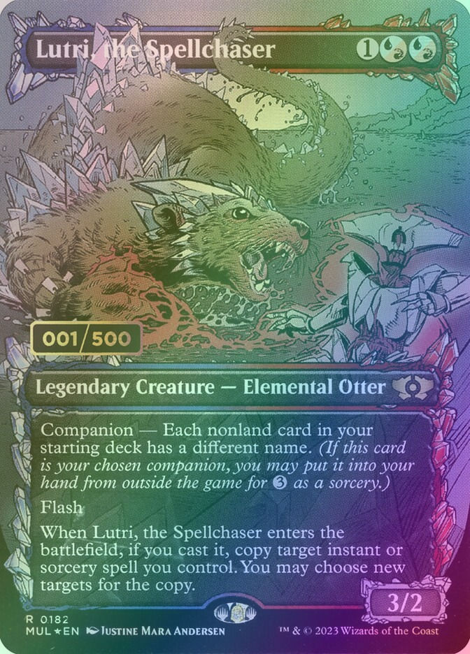 Lutri, the Spellchaser (MUL) (182z) / Borderless / Serialized