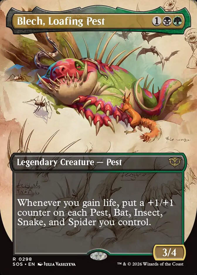 Blech, Loafing Pest (SOS) (298) / Borderless / Showcase