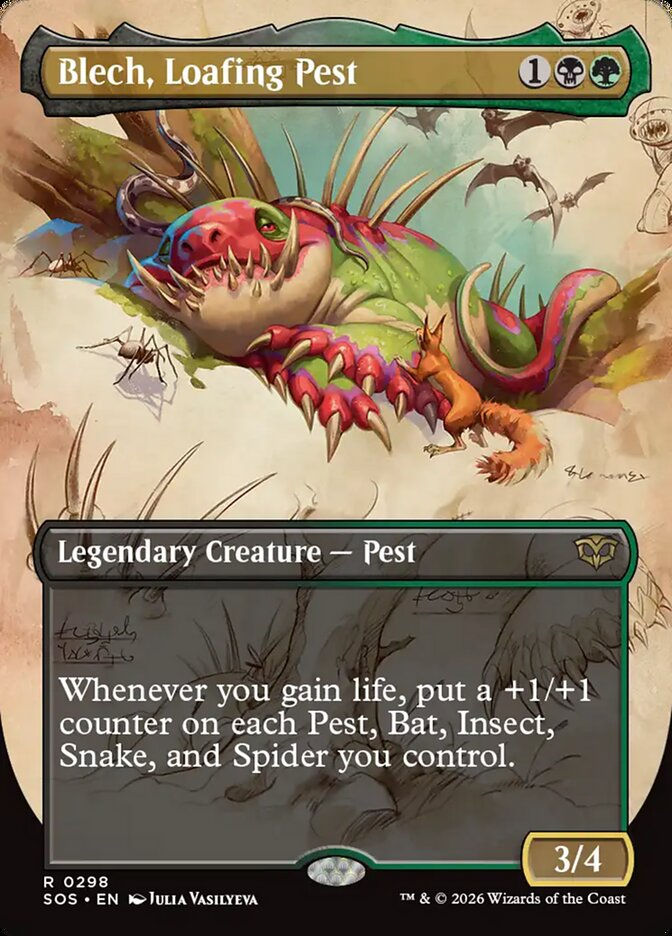 Blech, Loafing Pest (SOS) (298) / Borderless / Showcase
