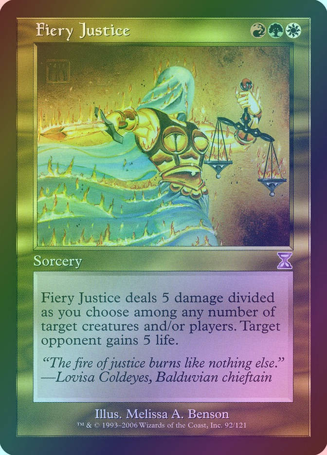 Fiery Justice (TSB) (92) / Foil