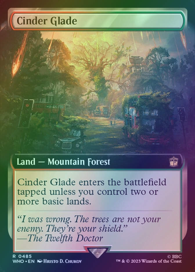 Cinder Glade (WHO) (485) / Extended Art / Foil