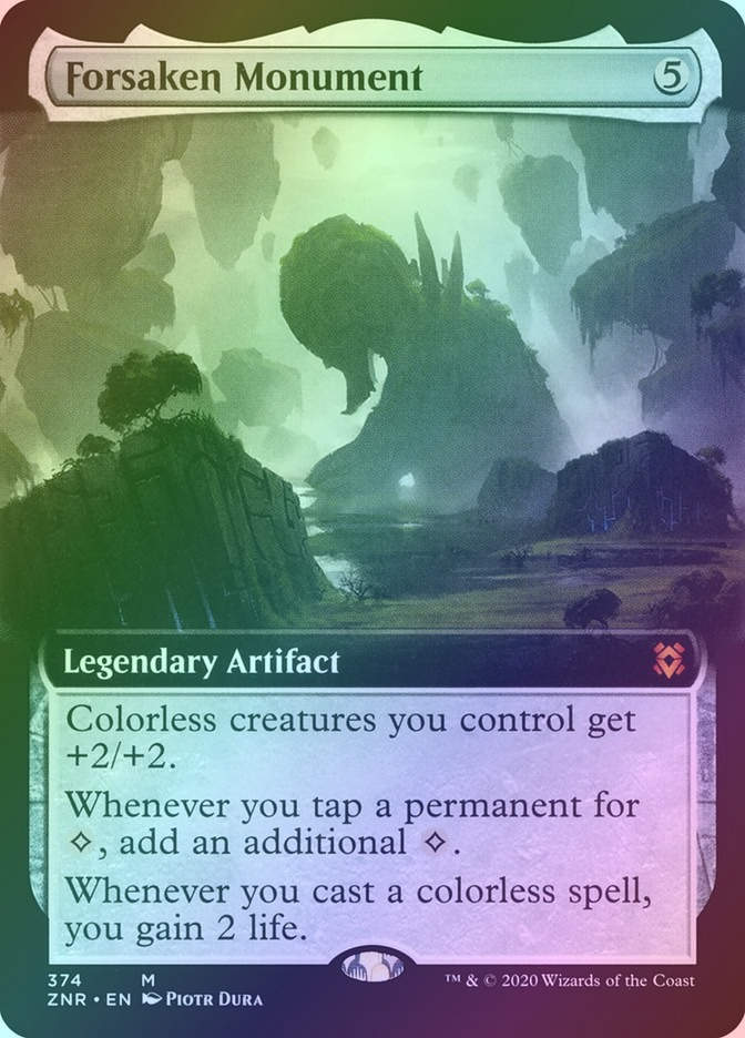 Forsaken Monument (ZNR) (374) / Extended Art / Foil
