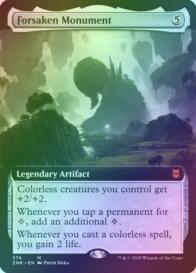 Forsaken Monument (ZNR) (374) / Extended Art / Foil