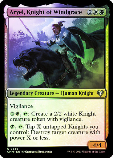 Aryel, Knight of Windgrace (cmm) / Foil