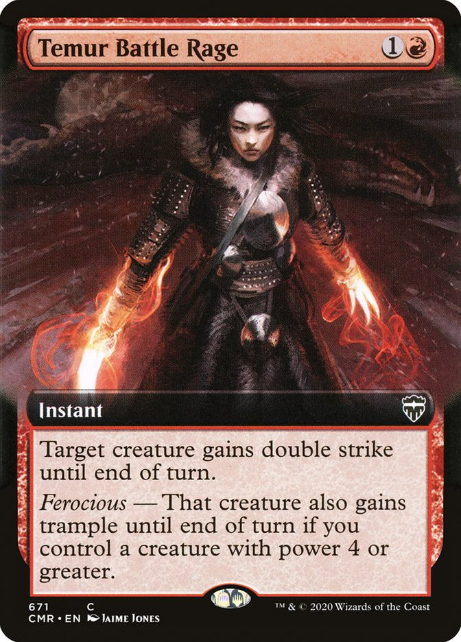 Temur Battle Rage (CMR) (671) / Extended Art