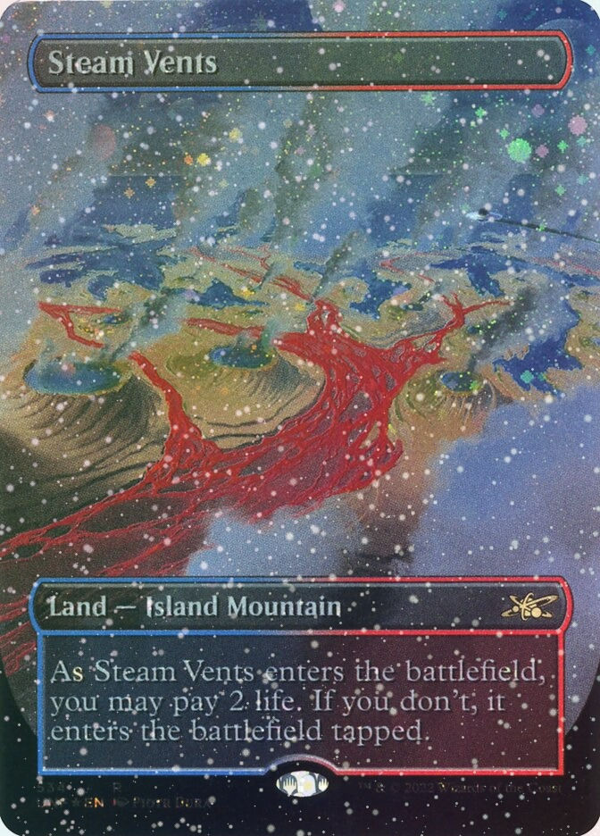 Steam Vents (UNF) (534) / Borderless / Galaxy Foil