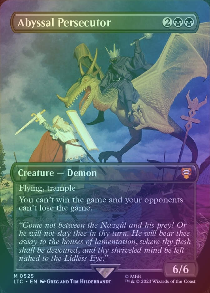 Abyssal Persecutor (LTC) (525) / Borderless / Foil
