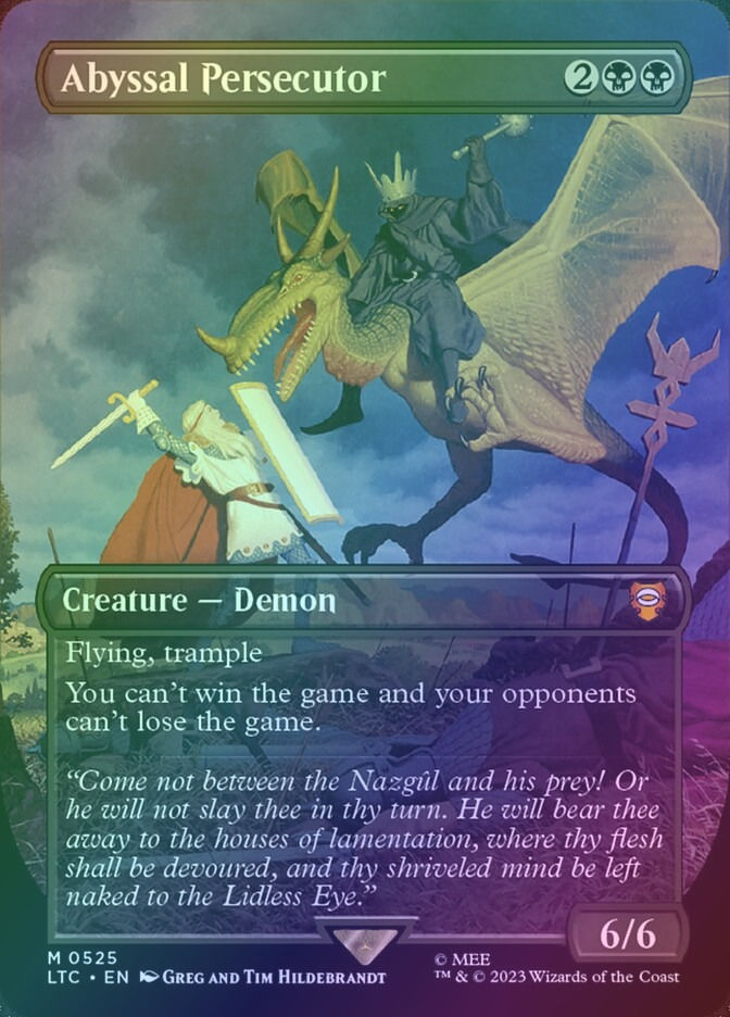 Abyssal Persecutor (LTC) (525) / Borderless / Foil