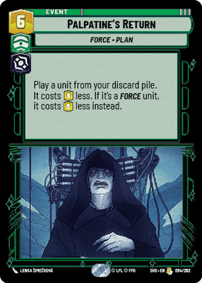 Palpatine's Return (SHD_#094/262) / Foil