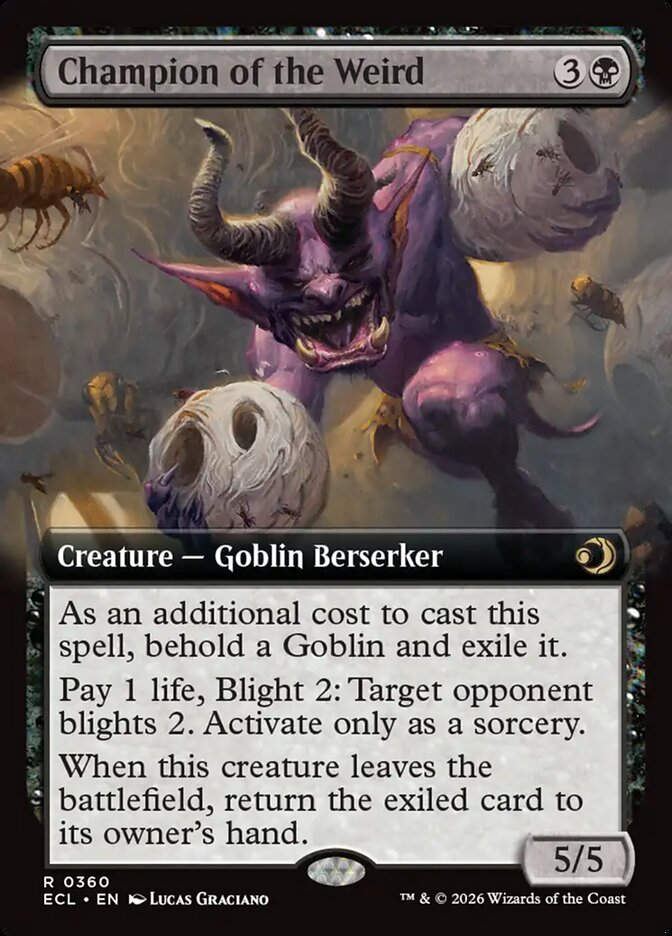 Champion of the Weird (ECL) (360) / Extended Art